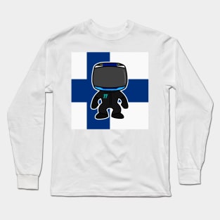 Valtteri Bottas Custom Bobblehead - Flag Edition 2021 Season Long Sleeve T-Shirt